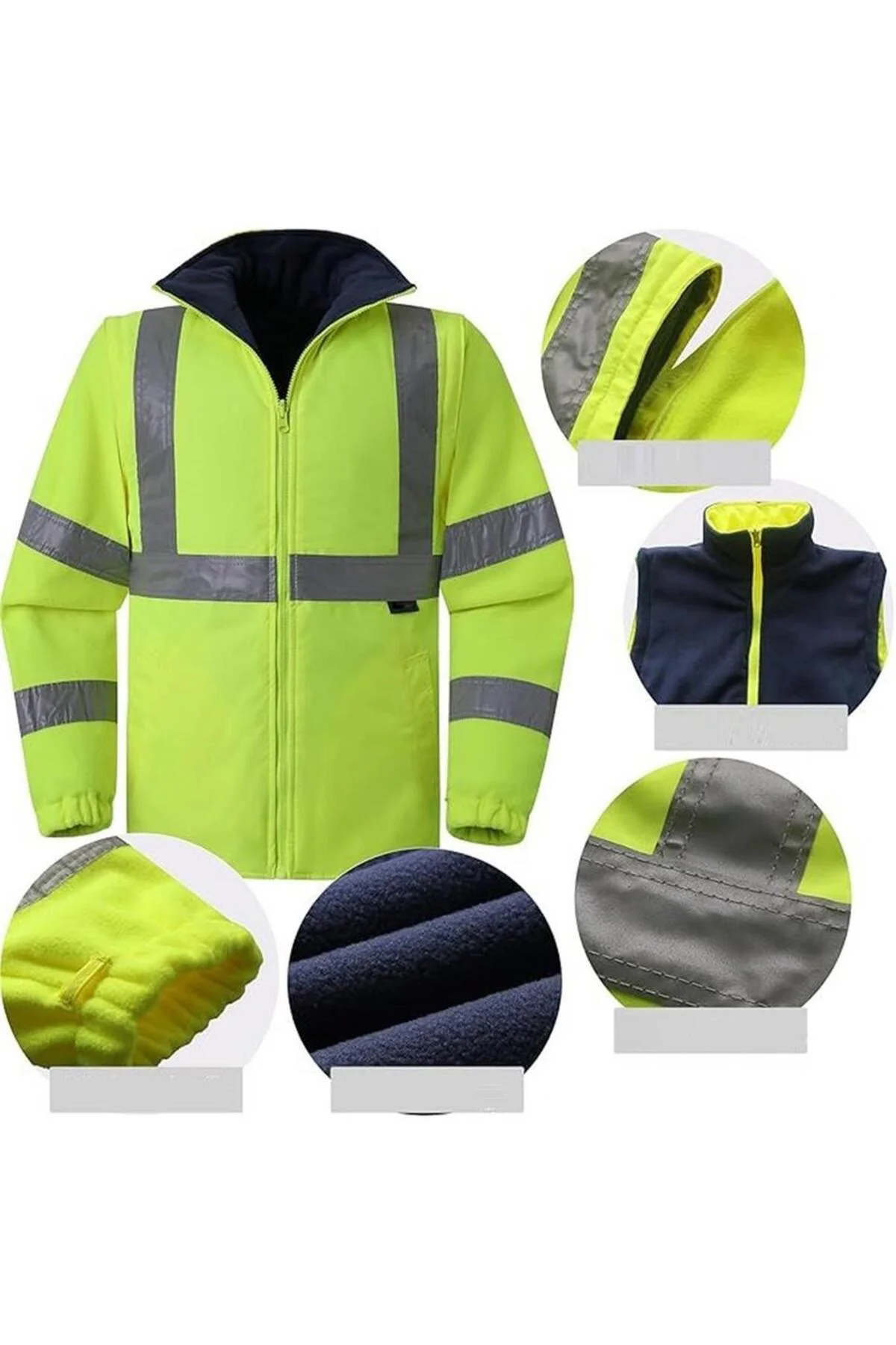 Reflektörlü Oxford Çift Renk 300D Oxford 5+1 Parka Sarı Fiyatı, Yorumları ve Özellikleri