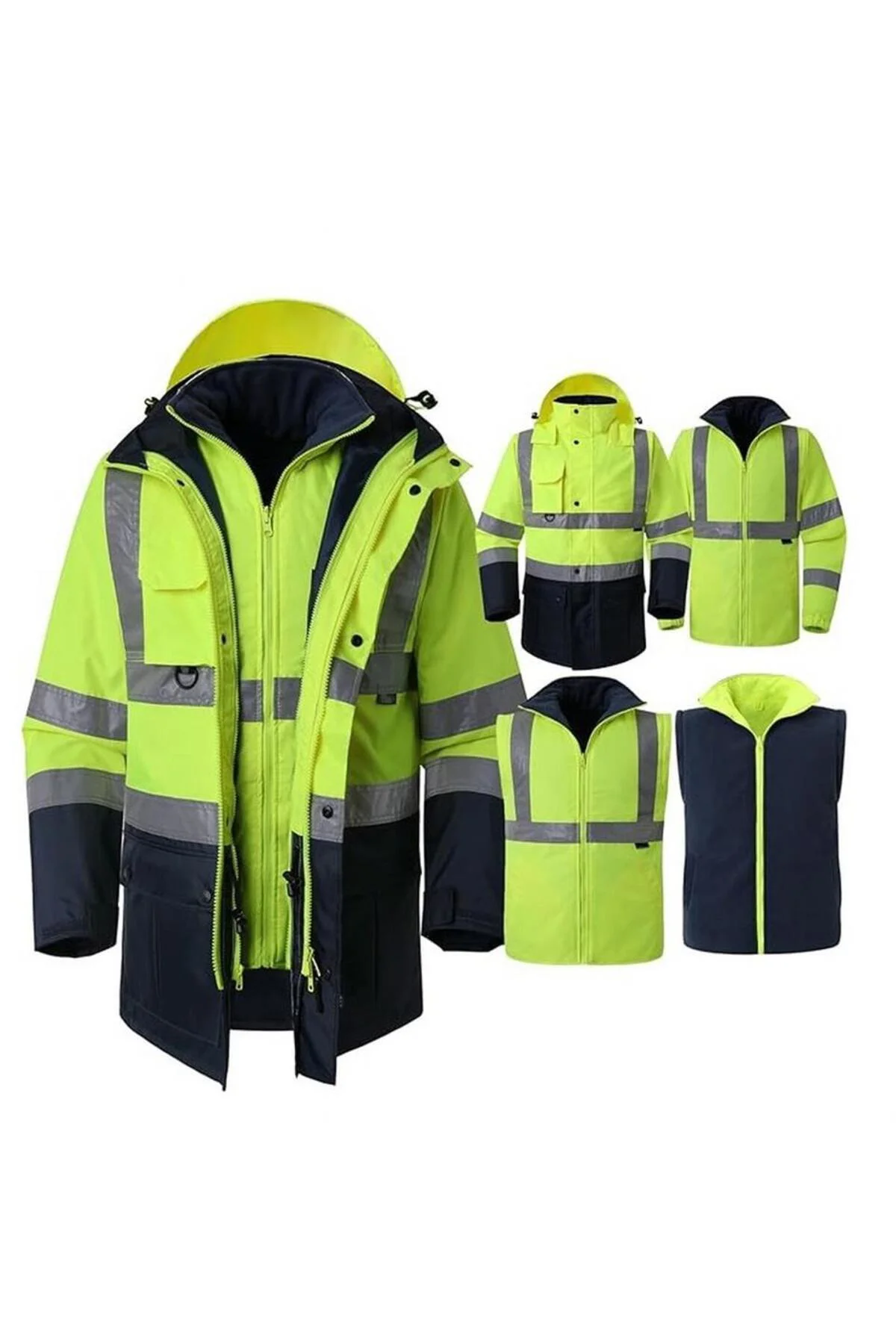 Reflektörlü Oxford Çift Renk 300D Oxford 5+1 Parka Sarı Fiyatı, Yorumları ve Özellikleri