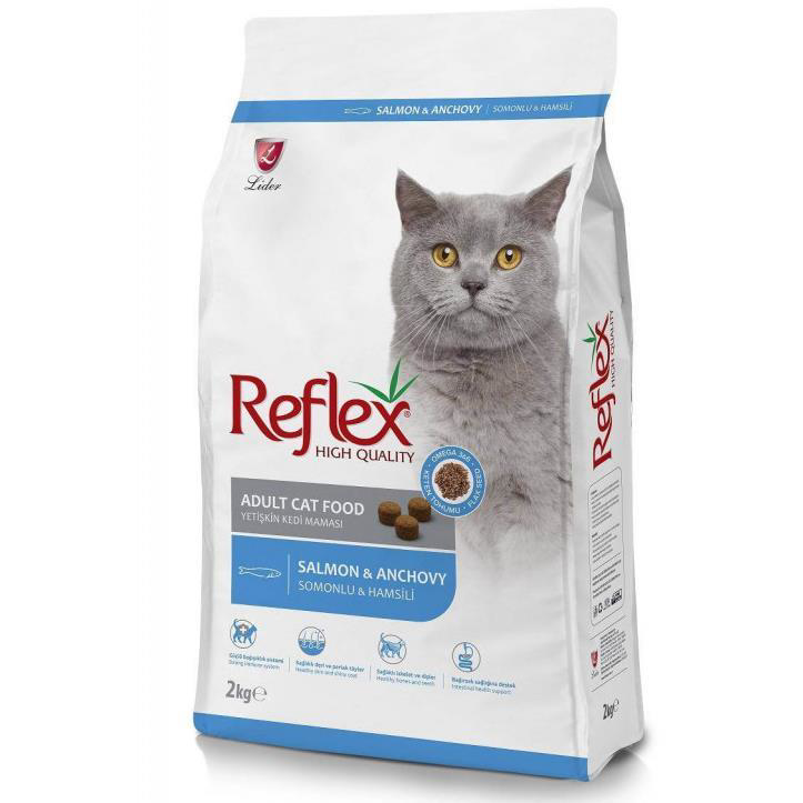 Reflex Beyaz Ancuez Hamsili Kedi Maması 2 Kg
