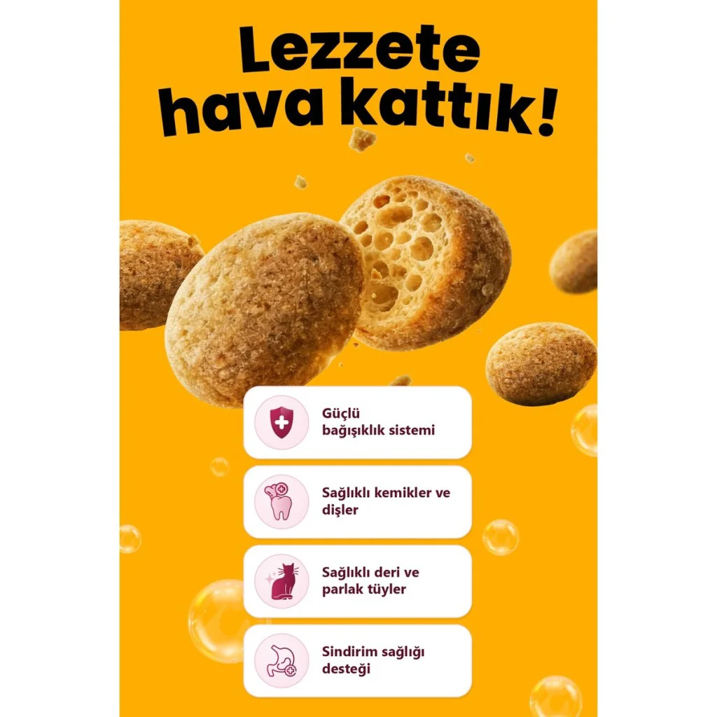 Reflex Crunchy Bubbles Somonlu Kısırlaştırılmış Kedi Maması 10 kg