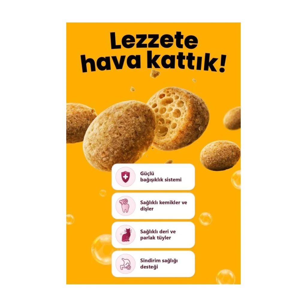 Reflex Crunchy Bubbles Tavuklu Kedi Maması 10 kg