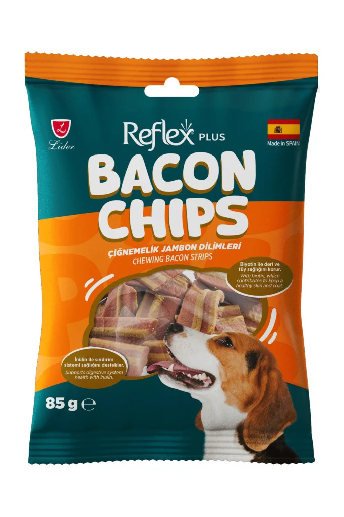 Reflex Dental Stick Plus Bacon Chips Jambonlu Dilim Köpek Ödül Ma