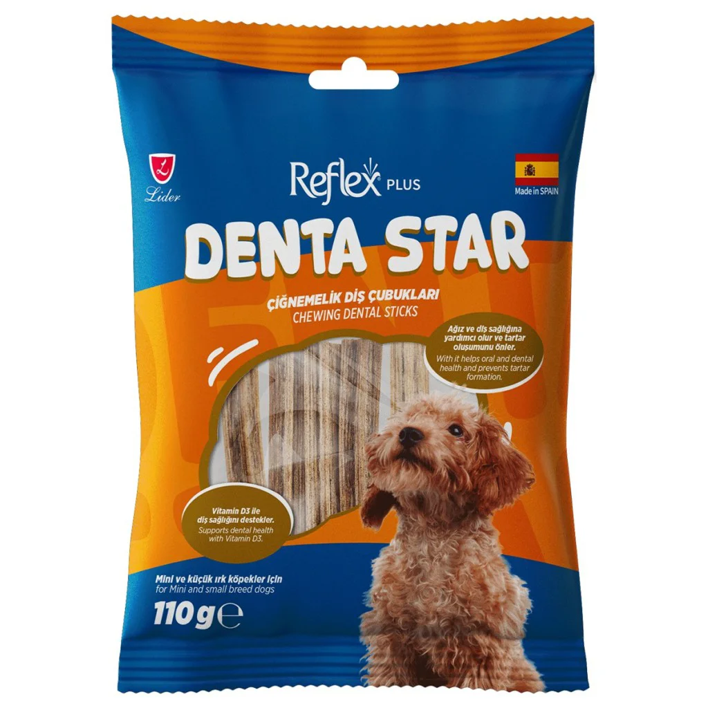 Reflex Dental Stick Star Diş Sağlığı Destekleyici Küçük Irk Köpek