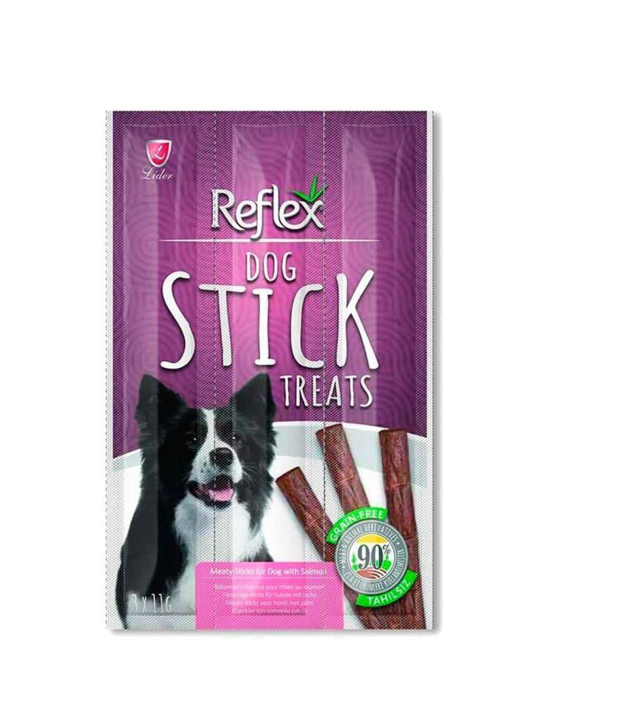 Reflex Dog Stick Somonlu Tahılsız Köpek Ödül Çubuk 11 Gr 3'lü Reflex Dog Stick Somonlu Tahılsız Köpek Ödül Çubuk 11 Gr 3'lü