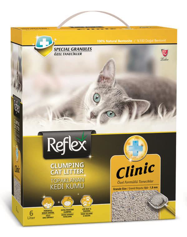 Reflex Klinik Özel Tanecik Formüllü Süper Hızlı Topaklanan Kedi K Reflex Klinik Özel Tanecik Formüllü Süper Hızlı Topaklanan Kedi K