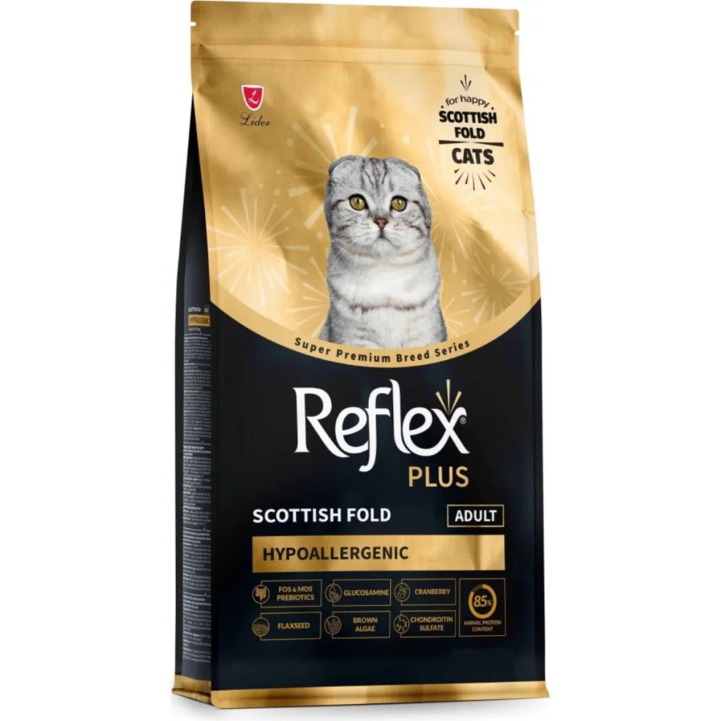 Reflex Plus Hipoalerjenik Scottish Fold Yetişkin Kedi Maması 8 kg