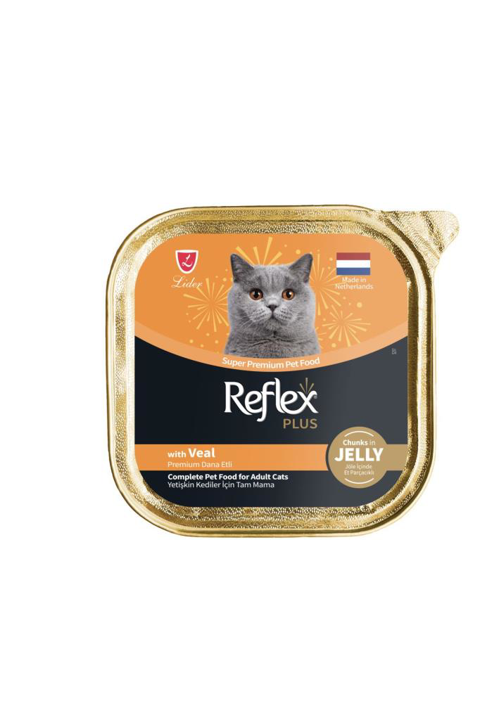 Reflex Plus Jöleli Dana Etli Kedi Konservesi 85 GR Reflex Plus Jöleli Dana Etli Kedi Konservesi 85 GR