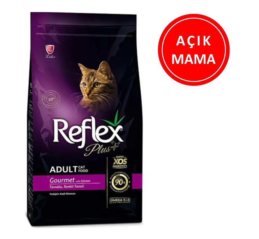 Reflex Plus Multi Color Gourmet Kedi Maması 1 Kg AÇIK