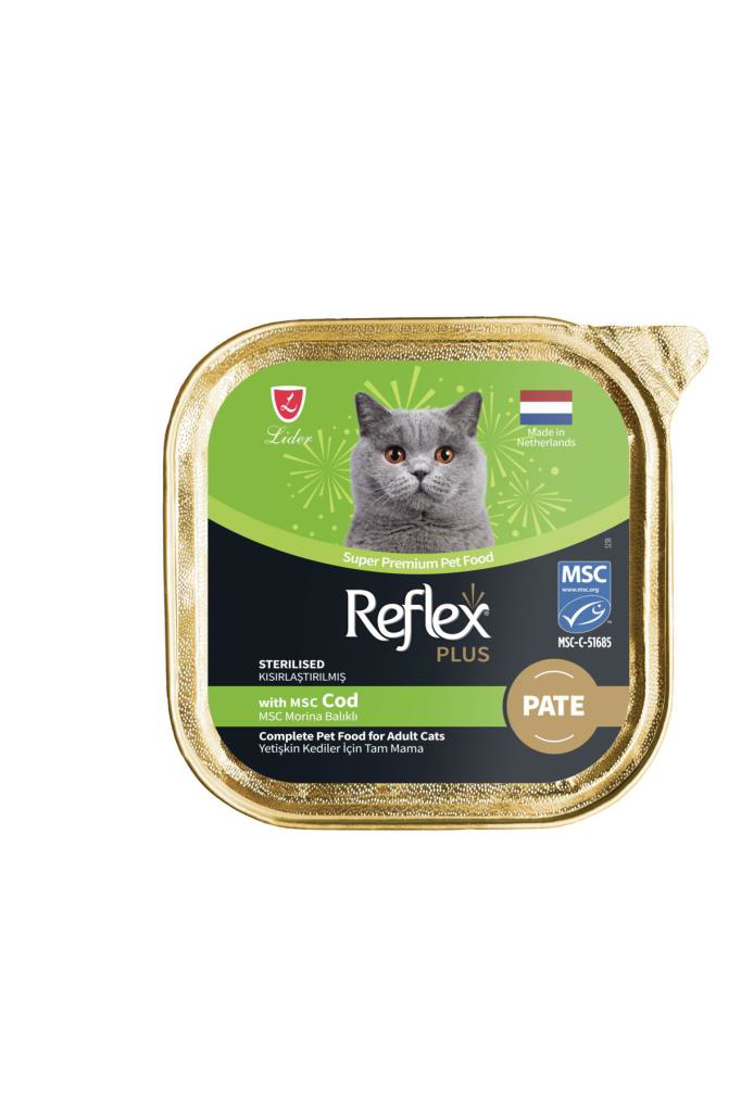 Reflex Plus Pate Balıklı Kısır Kedi Konservesi 85 GR