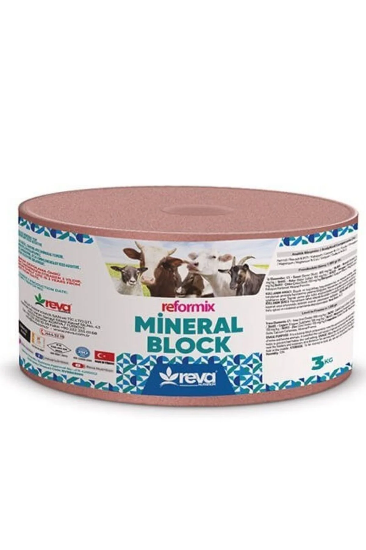 Reformix Mineral Block 3 kg Mineralli Yalama Taşı