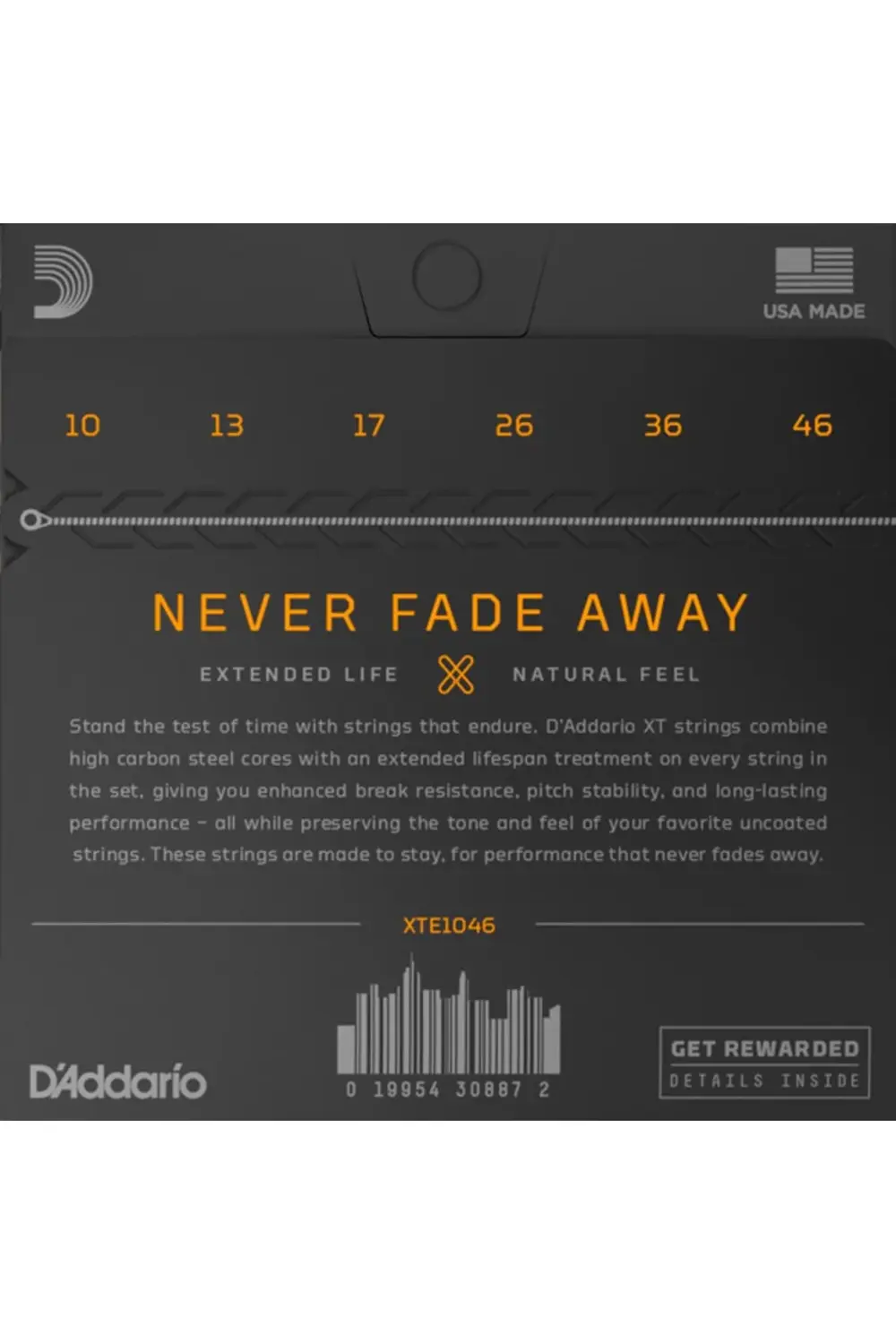 Daddario Reg Lıght Elektro Gitar Tel Seti Xte1046
