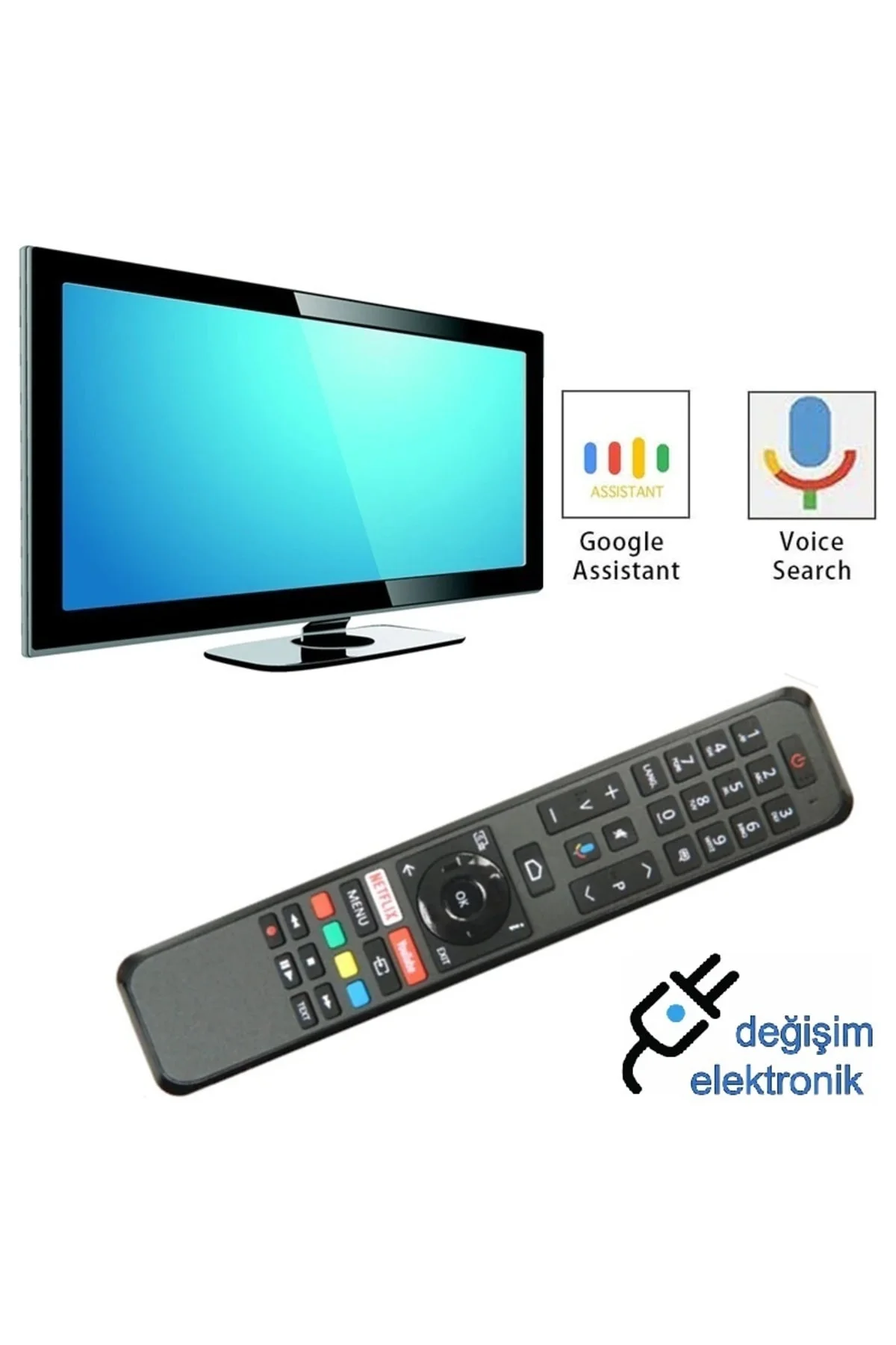 Regal 32r654ha9 4k Android Tv Kumandası Ses Komutlu