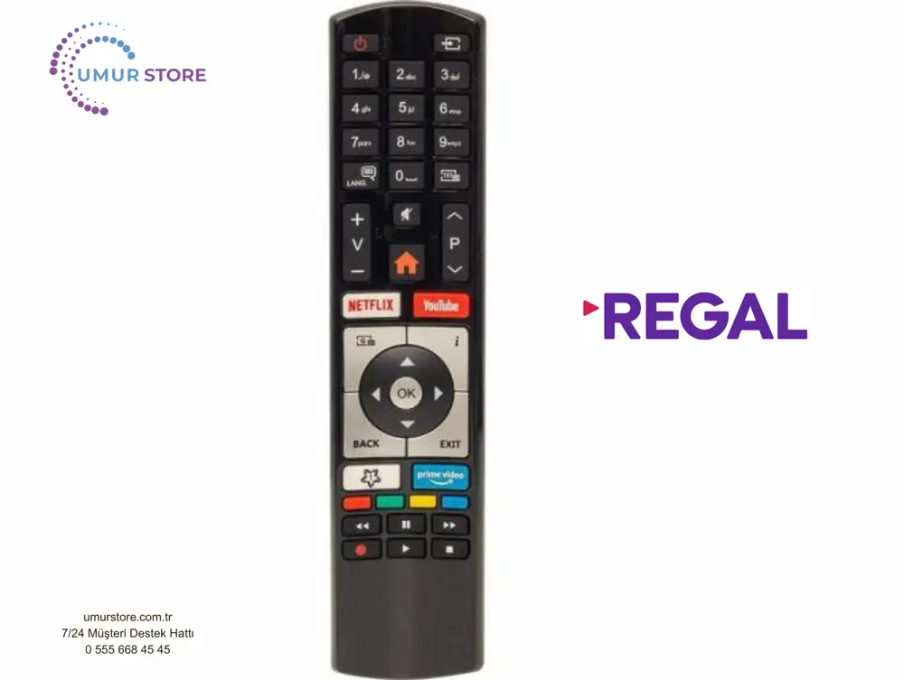 Regal 32R654HA9 4K Smart Led Televizyon Kumandası Regal 32R654HA9 4K Smart Led Televizyon Kumandası