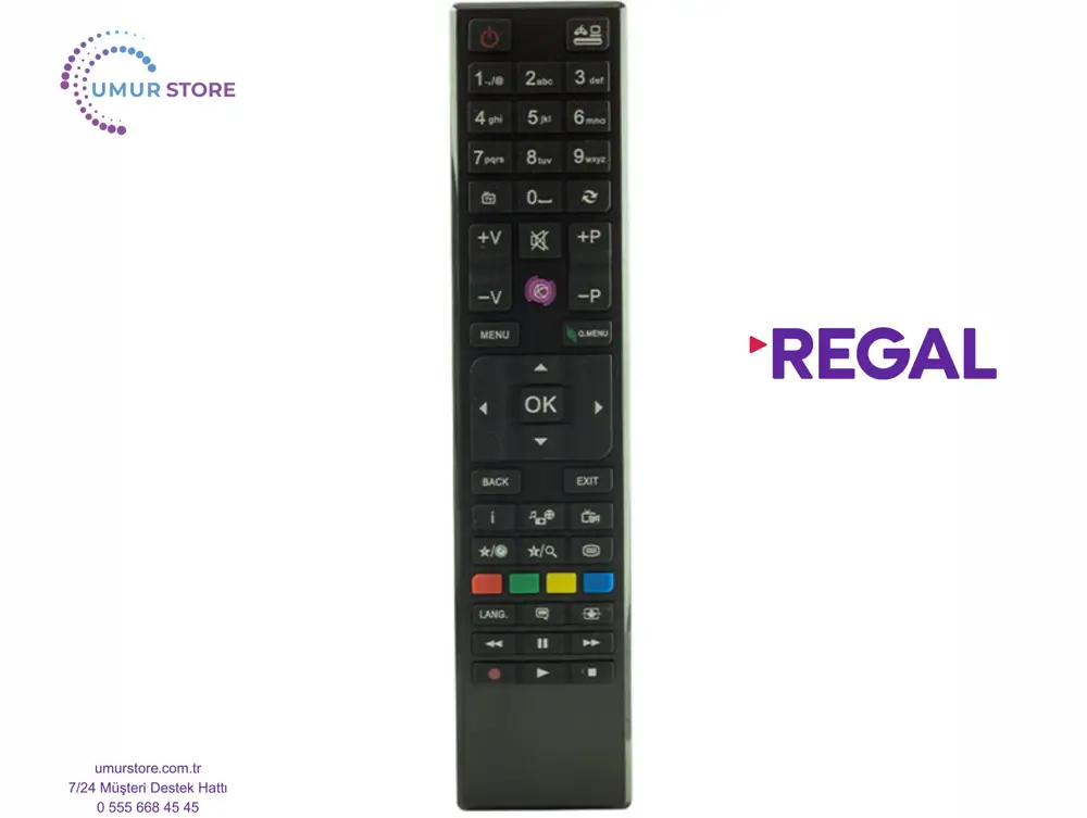 Regal 40R6080U LED Uyumlu Eşdeğer Televizyon Kumandası