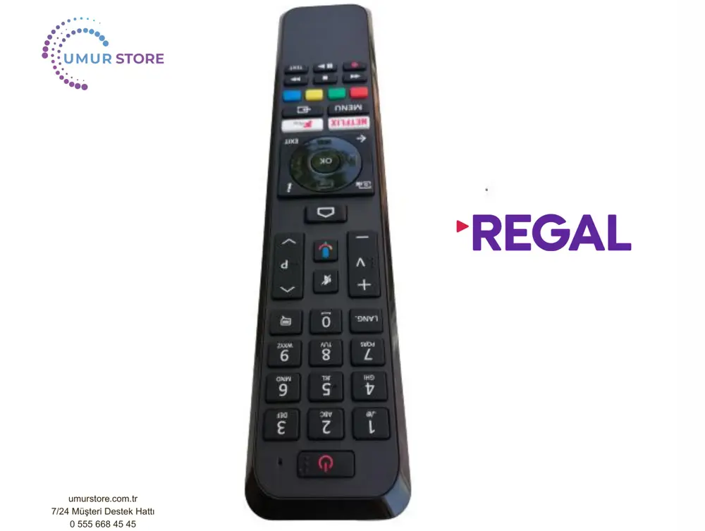 Regal 43R654FA9 Bluetooth Sesli Televizyon Kumandası Regal 43R654FA9 Bluetooth Sesli Televizyon Kumandası