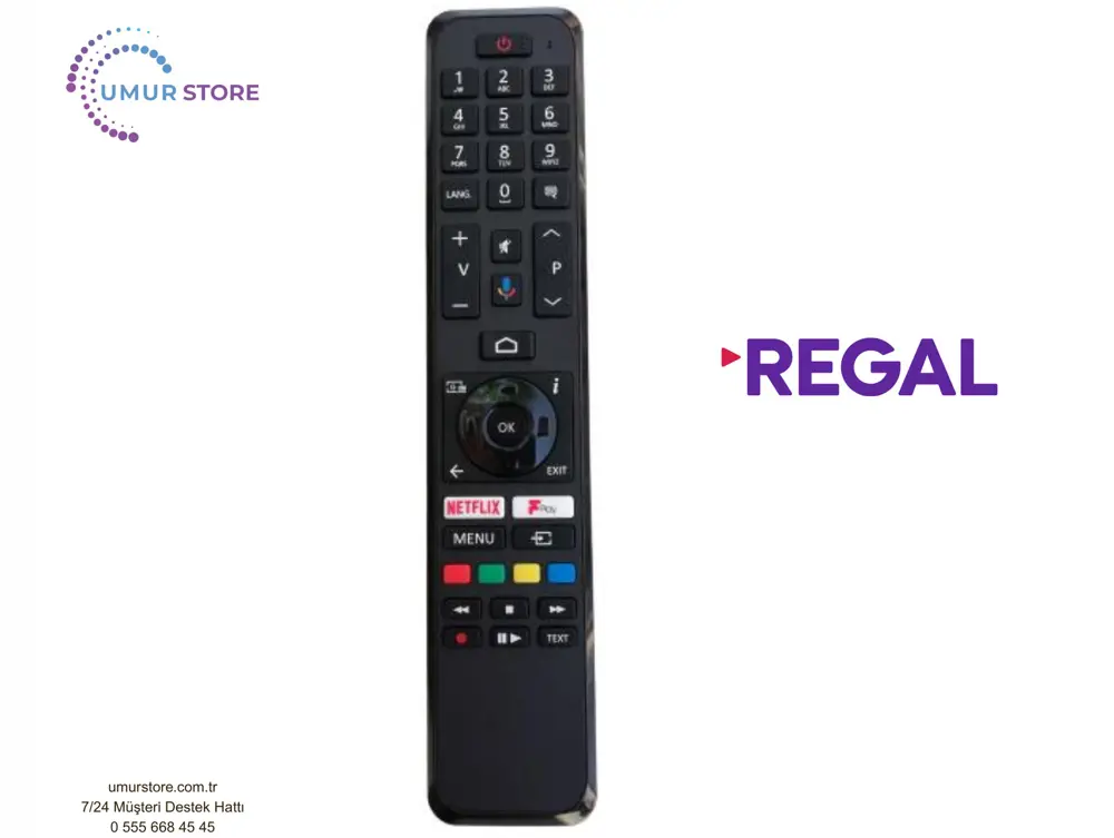 Regal 43R654FA9 Bluetooth Sesli Televizyon Kumandası Regal 43R654FA9 Bluetooth Sesli Televizyon Kumandası