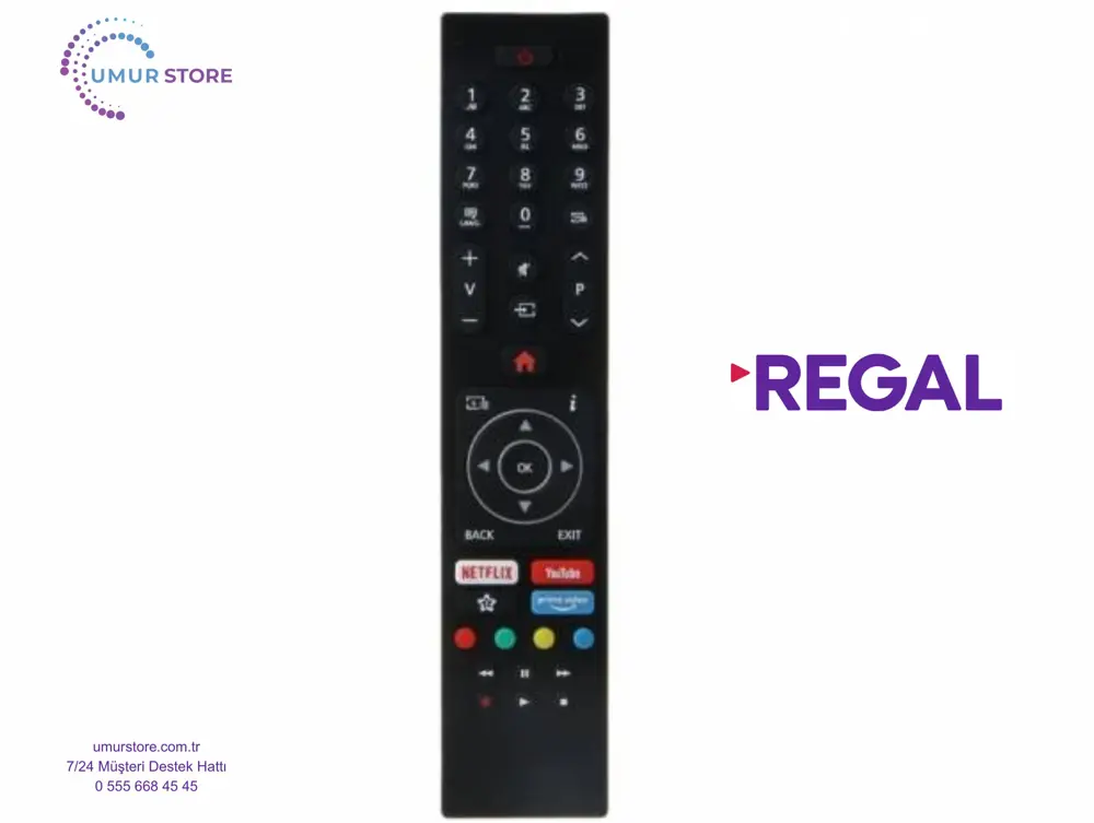 Regal 43R855U Smart 4K Led Televizyon Kumandası Regal 43R855U Smart 4K Led Televizyon Kumandası