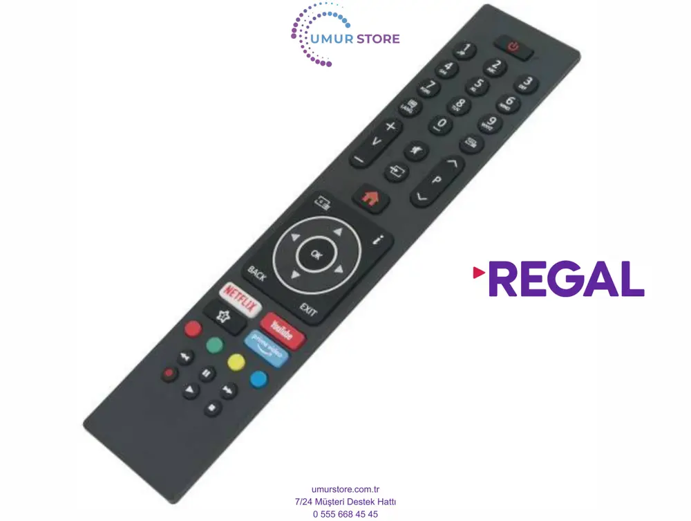 Regal 43R855U Smart 4K Led Televizyon Kumandası Regal 43R855U Smart 4K Led Televizyon Kumandası