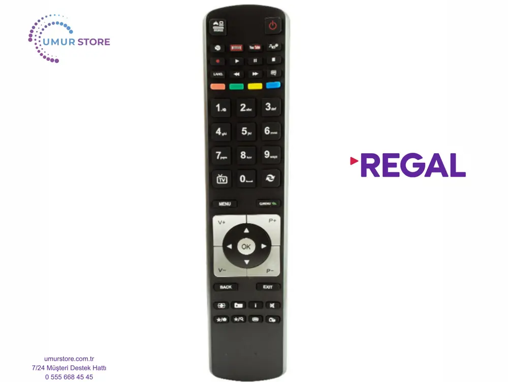 Regal 48R6520F Netflix Smart Led Televizyon Kumandası Regal 48R6520F Netflix Smart Led Televizyon Kumandası