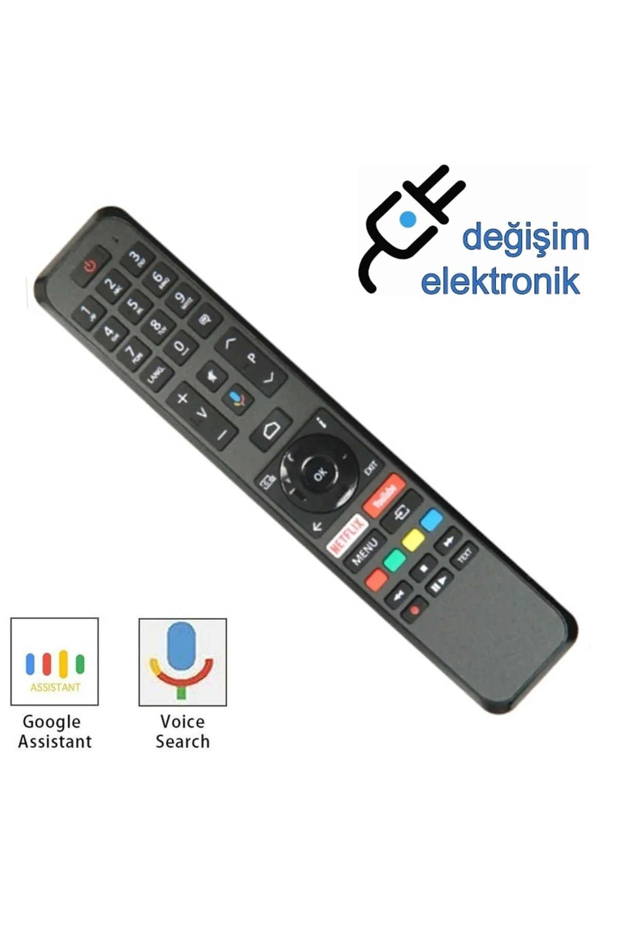 Regal 49r7540u 4k Android Tv Kumandası Ses Komutlu