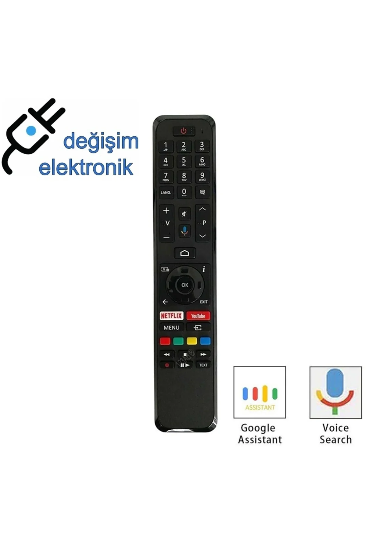 Regal 49r7540u 4k Android Tv Kumandası Ses Komutlu