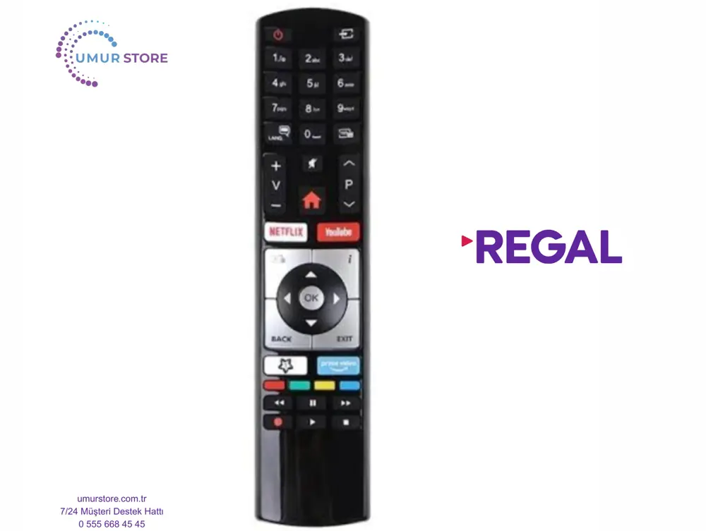 Regal 50R7540 4K Smart Led Televizyon Kumandası Regal 50R7540 4K Smart Led Televizyon Kumandası