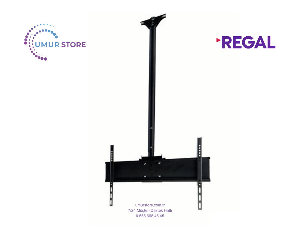 Regal 50R754UA9 50'' Lcd Led TV Teleskopik Tavan Askı Aparatı Regal 50R754UA9 50'' Lcd Led TV Teleskopik Tavan Askı Aparatı