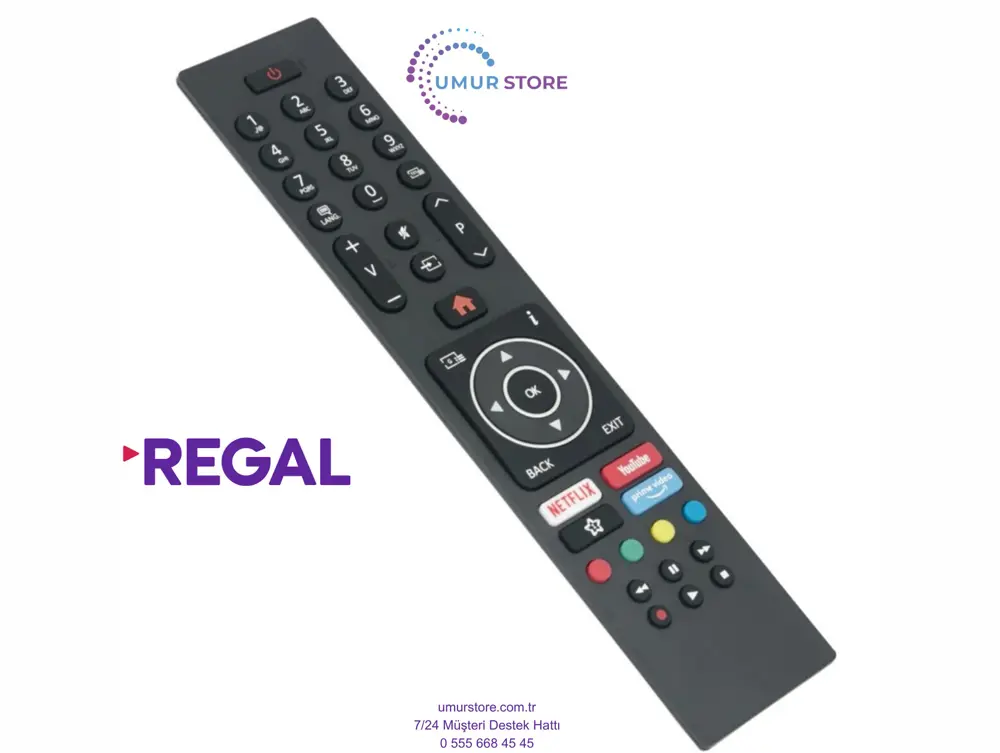 Regal 55R8560 Smart Led Televizyon Kumandası Regal 55R8560 Smart Led Televizyon Kumandası