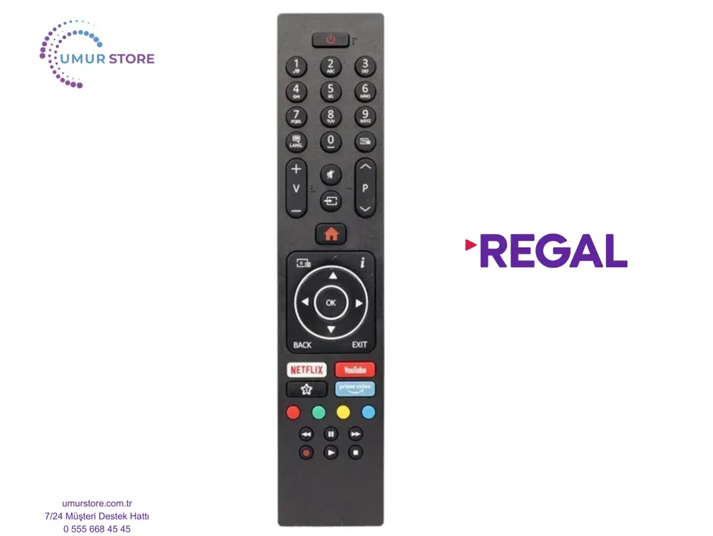 Regal 55R8560 Smart Led Televizyon Kumandası Regal 55R8560 Smart Led Televizyon Kumandası