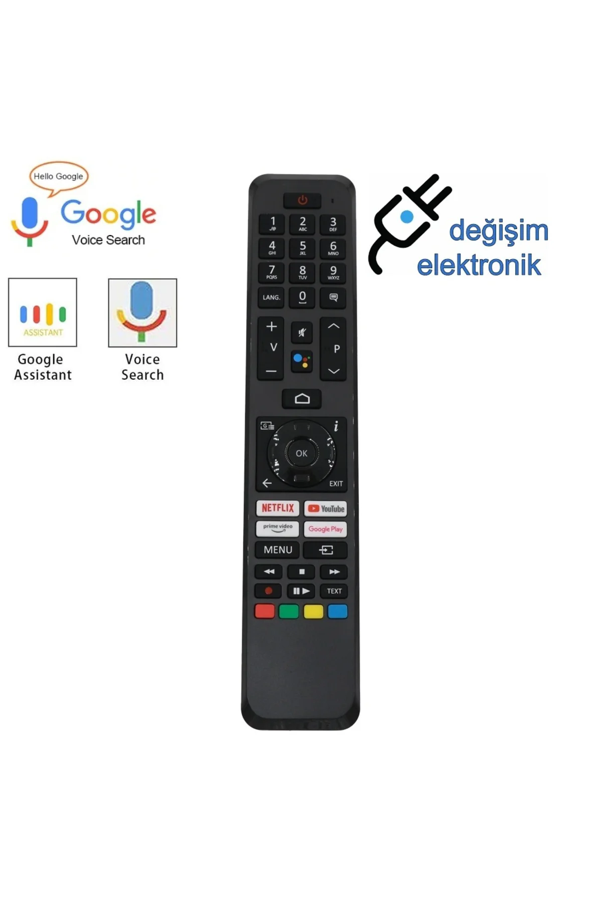Regal 65R71UG01 Smart 4K Uyumlu Google Tv Kumandası