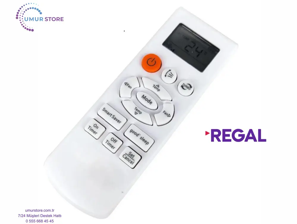 Regal Alaska ARH-119 DB93-00087R Uyumlu Klima Kumandası Regal Alaska ARH-119 DB93-00087R Uyumlu Klima Kumandası