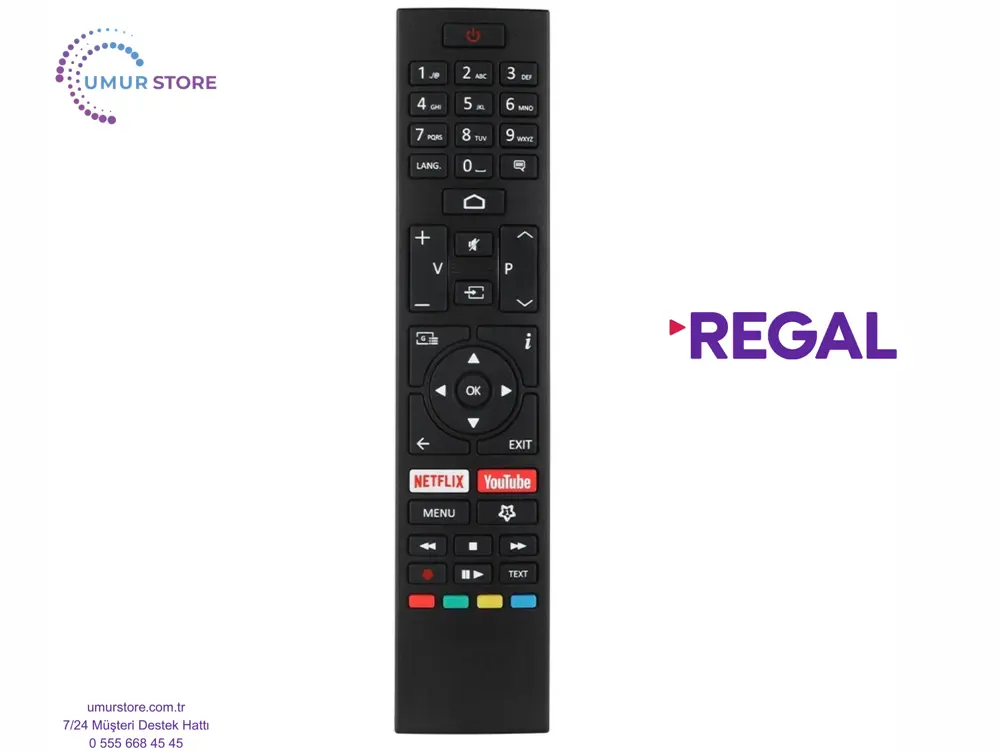 Regal Android Smart Led Televizyon Kumandası – Mikrofonsuz