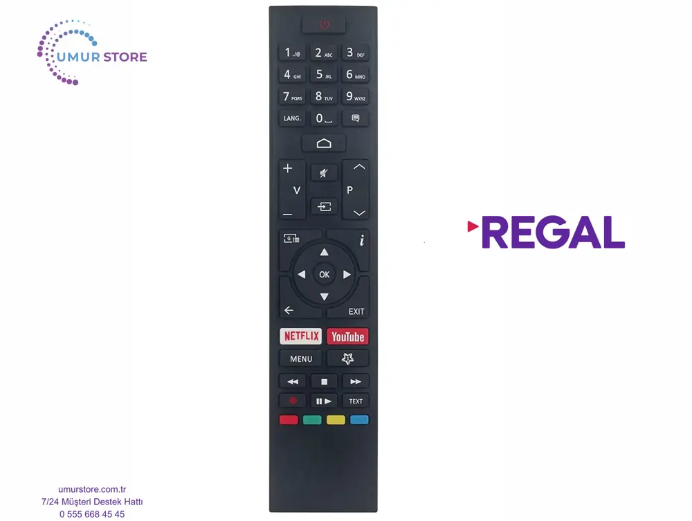 Regal Android Smart Led Televizyon Kumandası – Mikrofonsuz