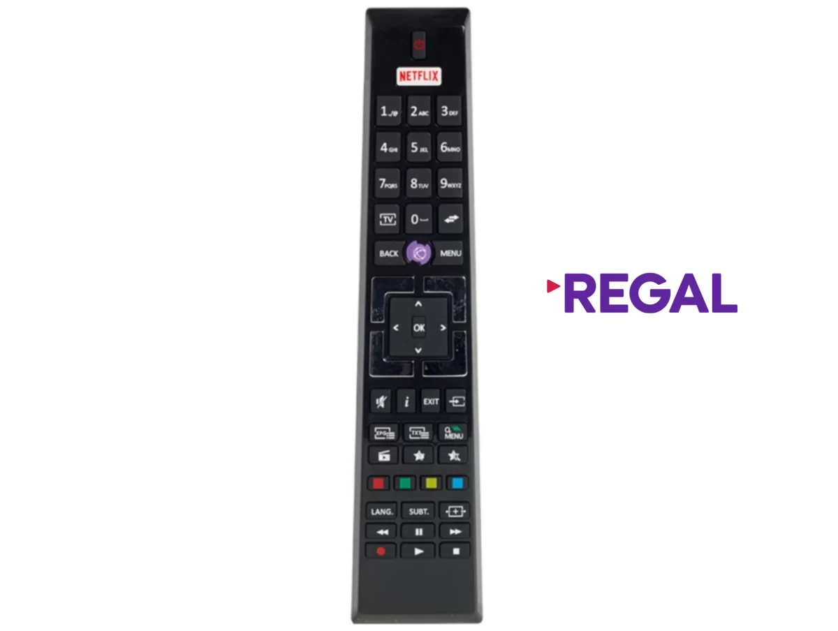 Regal İle Uyumlu Mor Tuşlu Netflix Lcd Led Televizyon Kumandası