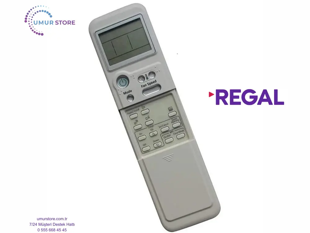 Regal Inverter 15000 BTU/H A++ R32 Uyumlu Klima Kumandası