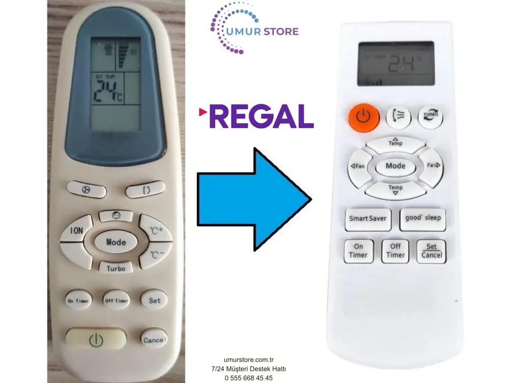 Regal Klima Kumandası