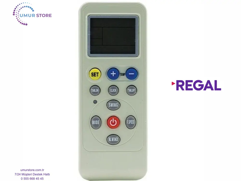 Regal Klimalar İçin Ayarlanabilen Akıllı Klima Kumandası