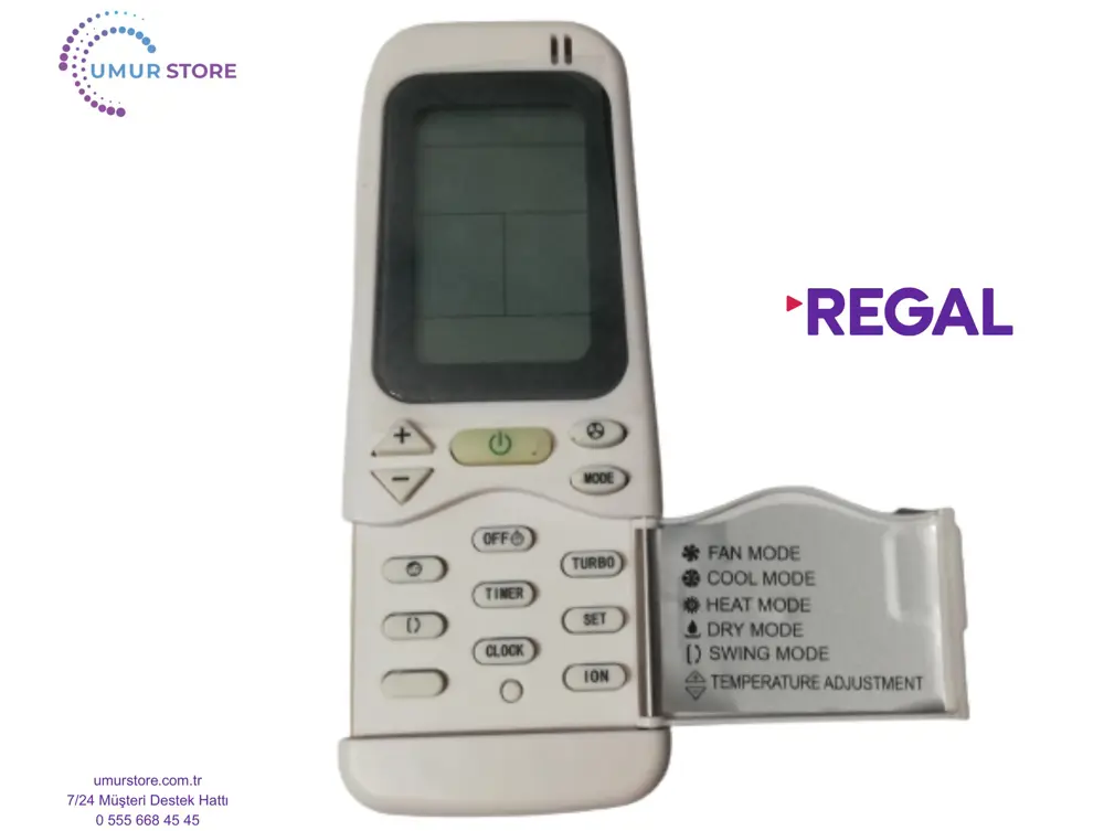 Regal RAC 24 Split Klima Kumandası- Eşdeğer Regal RAC 24 Split Klima Kumandası- Eşdeğer
