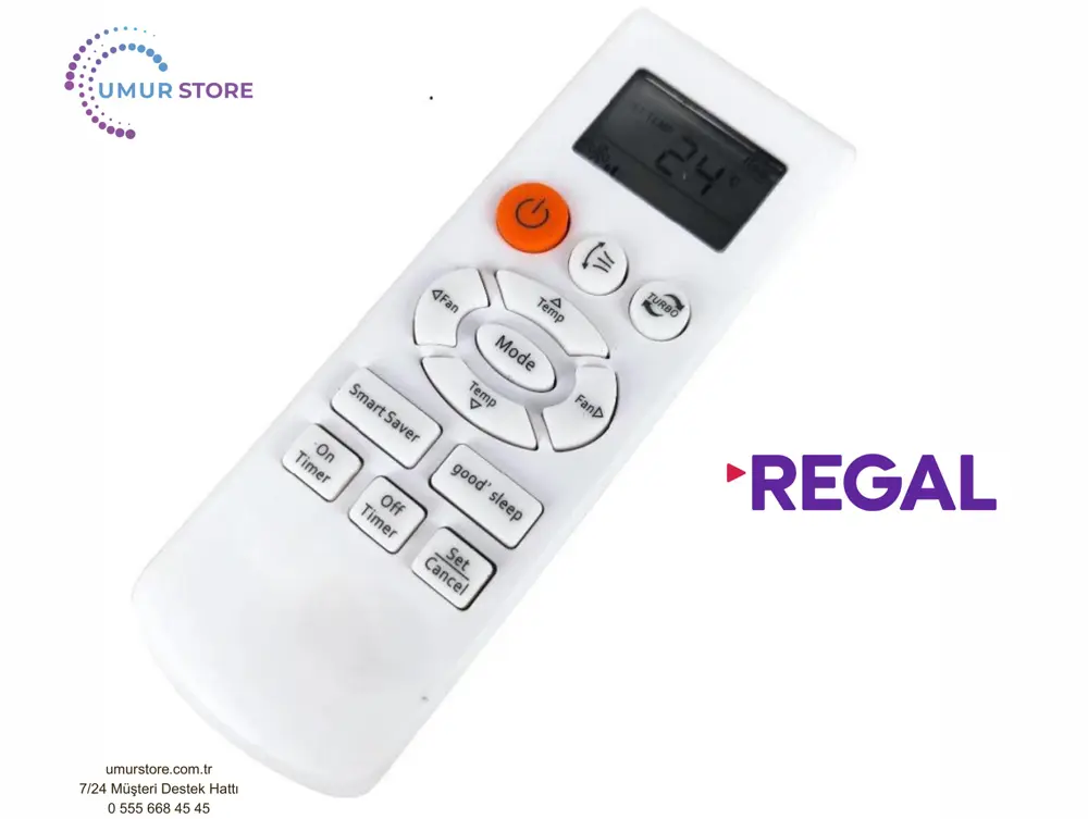Regal RAC 5012 A++ Uyumlu Klima Kumandası Regal RAC 5012 A++ Uyumlu Klima Kumandası