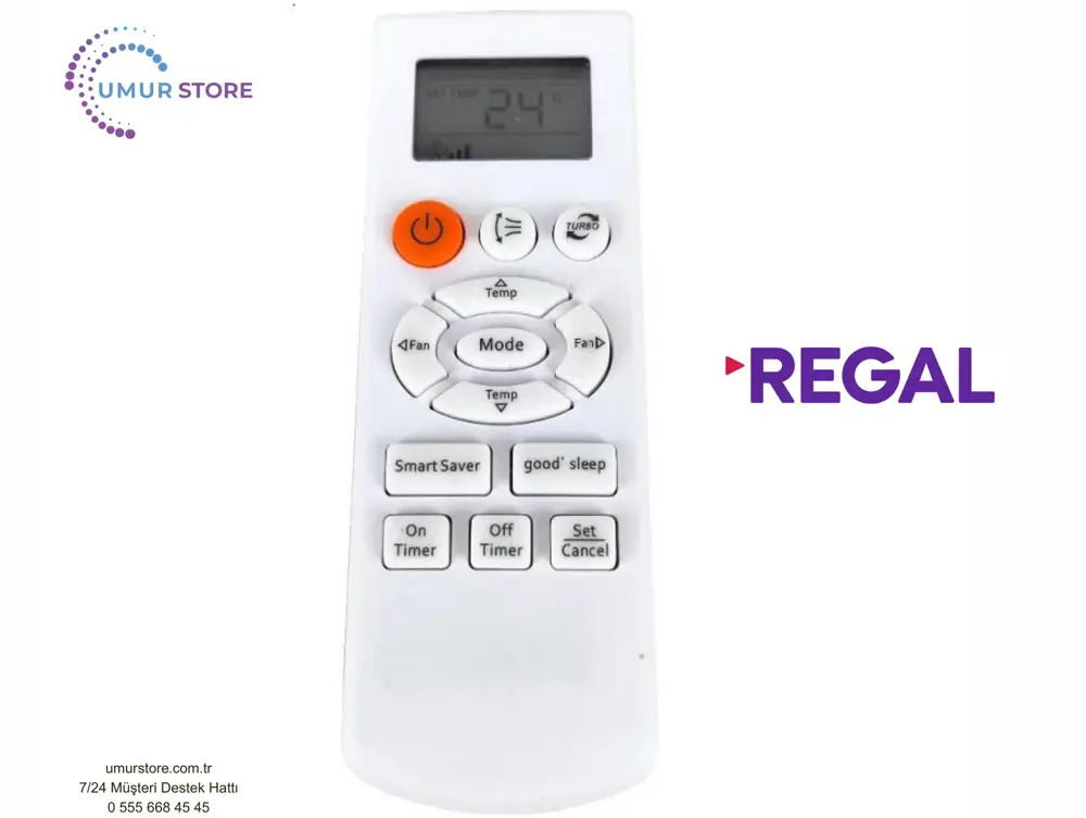 Regal RAC 5012 A++ Uyumlu Klima Kumandası Regal RAC 5012 A++ Uyumlu Klima Kumandası