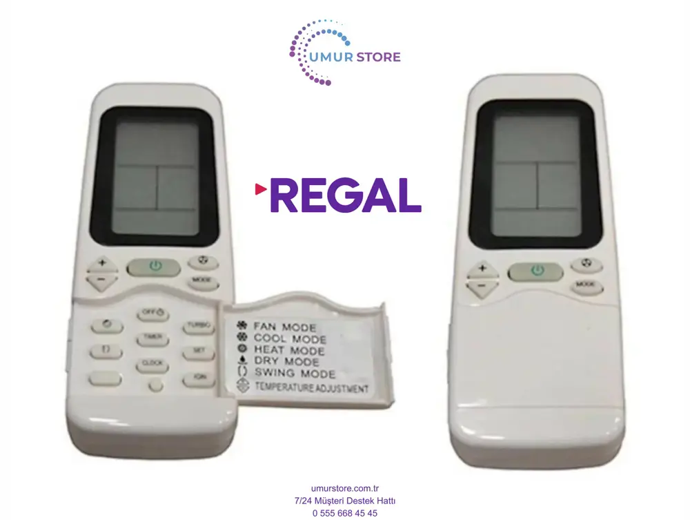 Regal RAC5009 Inverter Aa+ Klima Kumandası