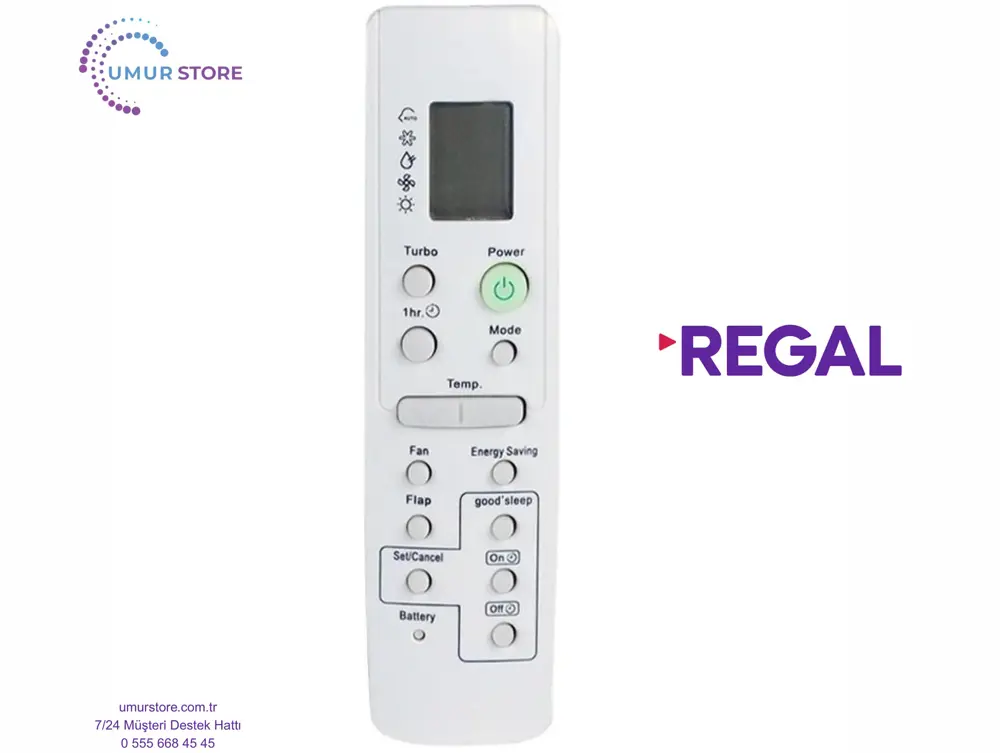Regal RKL-18 İÇ Uyumlu Klima Kumandası