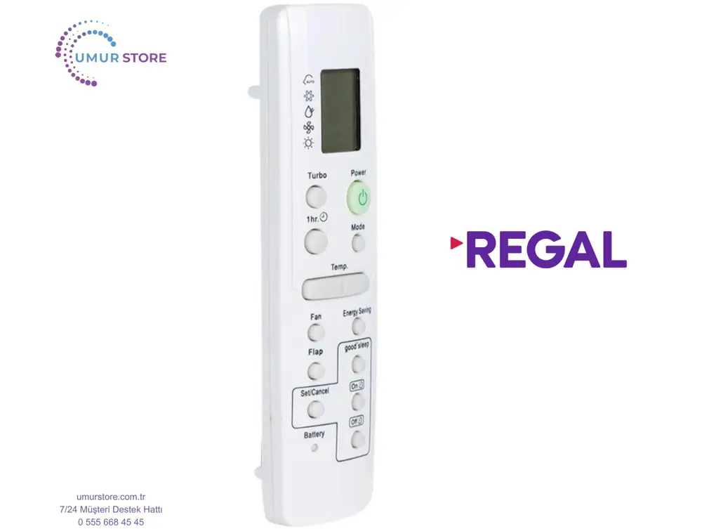 Regal RKL-24 İÇ Uyumlu Klima Kumandası
