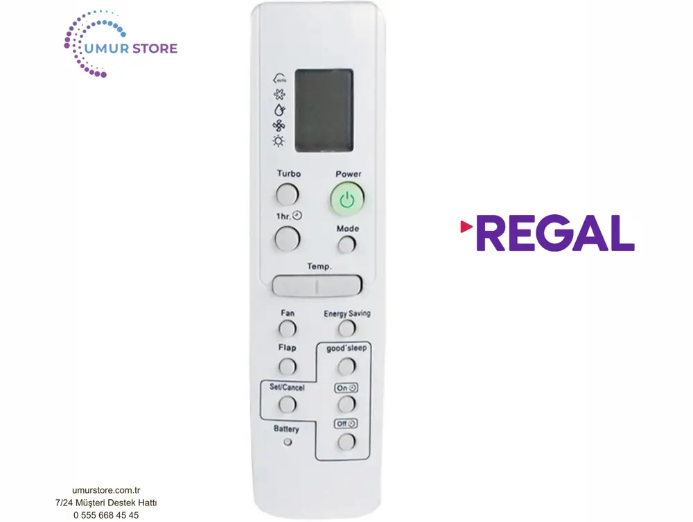 Regal RKL-9 İç Uyumlu Klima Kumandası