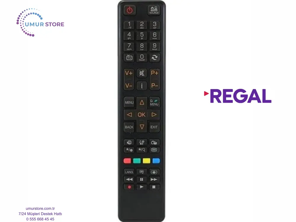 REGAL, Vestel, Seg 32HA700 Lcd Televizyon Kumandası REGAL, Vestel, Seg 32HA700 Lcd Televizyon Kumandası