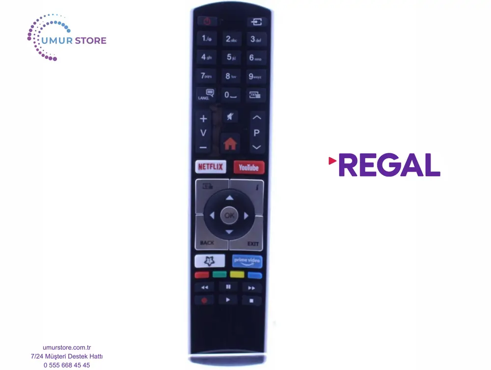 Regal- Vestel-Seg 4K Smart Led Televizyon Kumandası Regal- Vestel-Seg 4K Smart Led Televizyon Kumandası