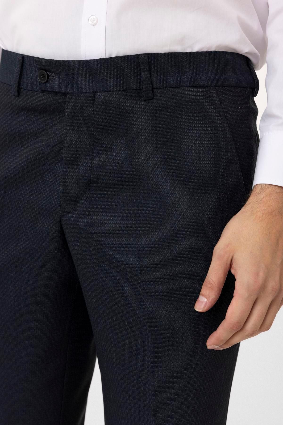 Süvari Regular Kalıp Desenli Pantolon