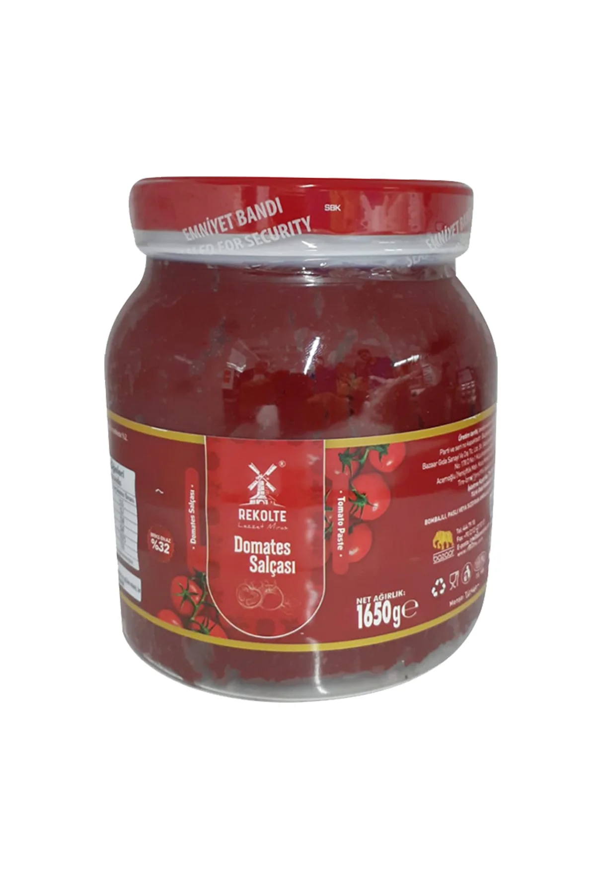 REKOLTEDomates Salçası 1650 gr