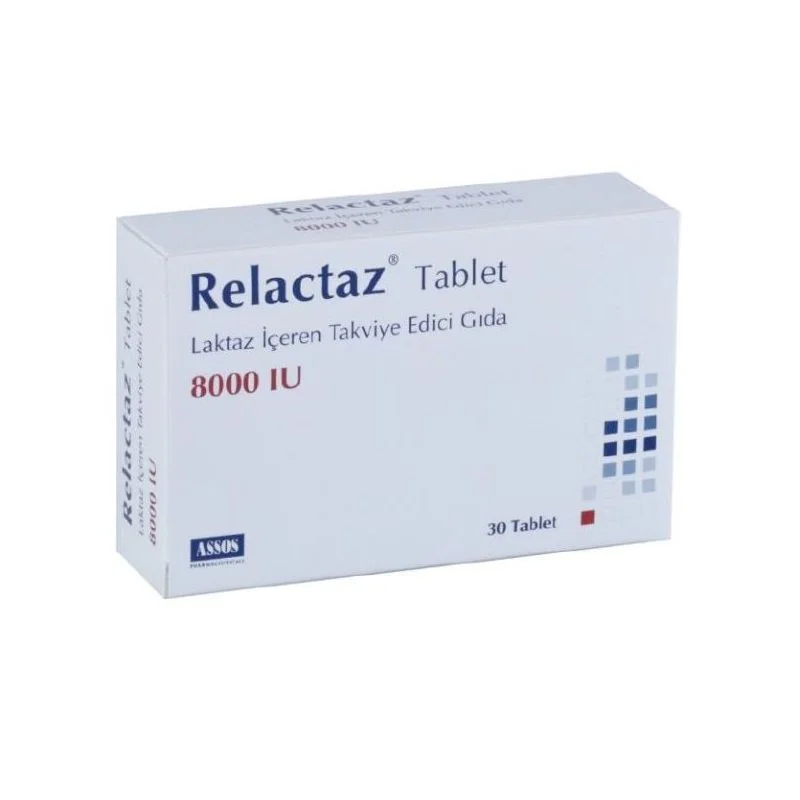 Relactaz 30 Tablet - Laktaz içeren Takviye Edici Gıda Fiyatı, Yorumları ve Özellikleri