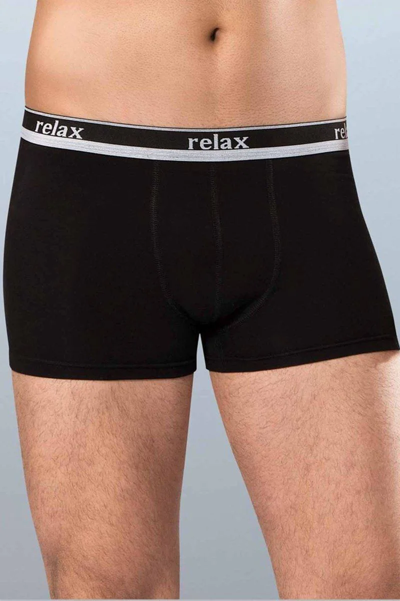 Relax Pamuklu Esnek Erkek Boxer Siyah - %100 Pamuk Rahat İç Çamaşırı Fiyatı, Yorumları ve Özellikleri